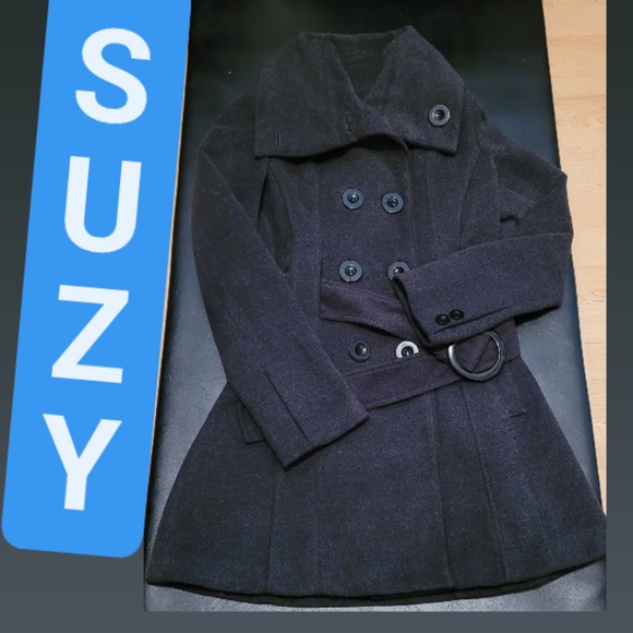 Suzy Shier Jackets & Blazers - SUZY COAT MEDIUM